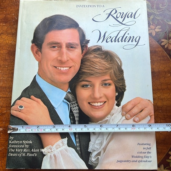 Invitation To A Royal Wedding Book Princess Diana 1981 - Picture 8 of 8